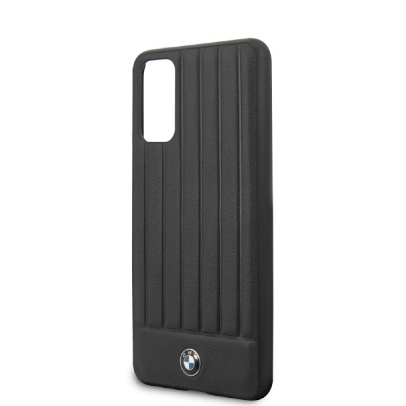 BMW BMHCS62POCBK Signature kietasis dėklas skirtas Samsung Galaxy S20, juodas