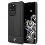 BMW BMHCS69POCBK Signature kietasis dėklas, skirtas Samsung Galaxy S20 Ultra, juodas
