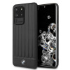 BMW BMHCS69POCBK Signature kietasis dėklas, skirtas Samsung Galaxy S20 Ultra, juodas