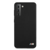 BMW BMHCS21MMSILBK silikoninis M Collection dėklas skirtas Samsung Galaxy S21+, juodas
