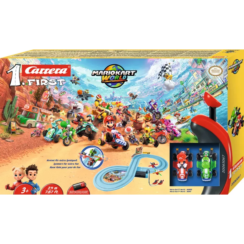 Carrera First!!! First Cars rinkinys - Mario Kart World Mario vs. Yoshi (20063067)