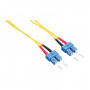 LogiLink FP0SC10 šviesolaidinis komutacinis kabelis SC/SC OS2 9/125 µm Duplex, 10 m, geltonas