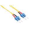 LogiLink FP0SC10 šviesolaidinis komutacinis kabelis SC/SC OS2 9/125 µm Duplex, 10 m, geltonas