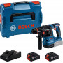 Bosch GBH 18V-22 X Professional akumuliatorinis perforatorius 0611924101, 18 V, 2 J, 2 x 4.0 Ah akumuliatoriai