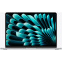 Apple MacBook Air Z1L0 13.6 colių nešiojamasis kompiuteris, M5 10 branduolių, 32 GB RAM, 512 GB SSD, macOS, sidabrinės spalvos
