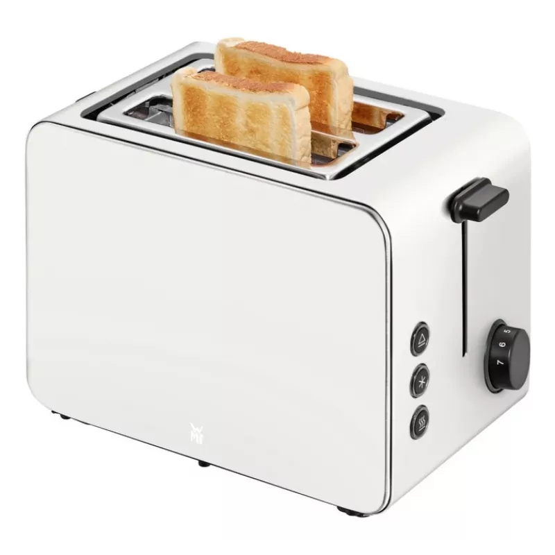 WMF Stelio 414210001 skrudintuvas, 2 riekelėms, nerūdijantis plienas, Paper Grey, 1050 W