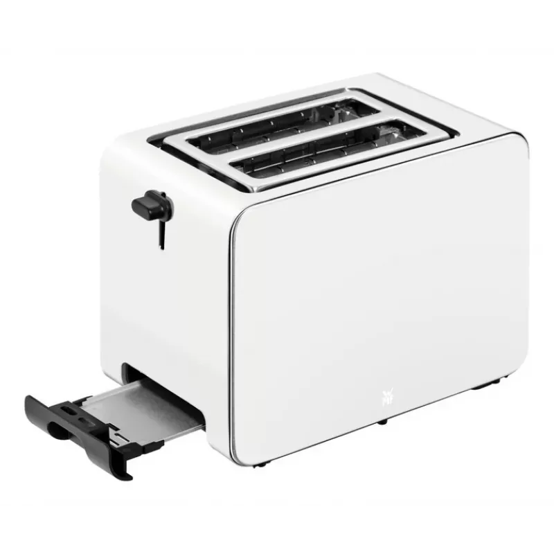 WMF Stelio 414210001 skrudintuvas, 2 riekelėms, nerūdijantis plienas, Paper Grey, 1050 W