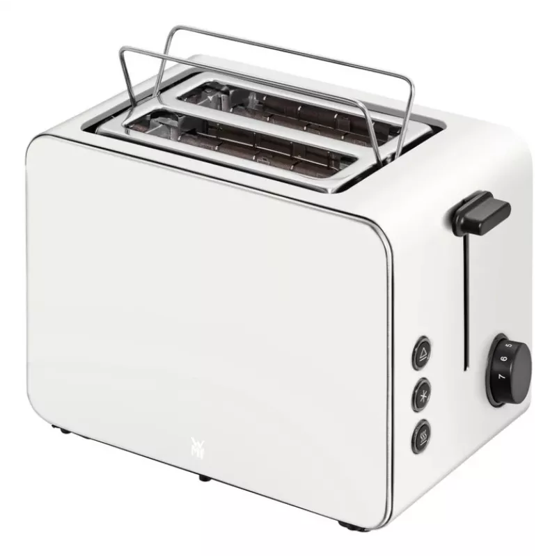 WMF Stelio 414210001 skrudintuvas, 2 riekelėms, nerūdijantis plienas, Paper Grey, 1050 W