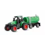 Amewi metalinis traktorius su cisternos priekaba, 1:64, RTR, žalias