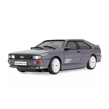 Amewi Audi quattro 1980 kelio/drifto giro RC automobilis, 4WD, 1:28, RTR, pilkas