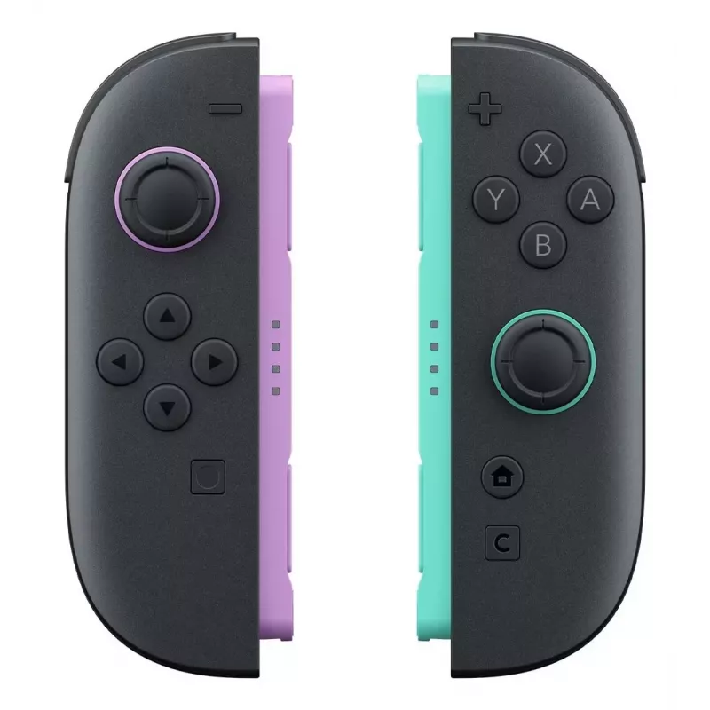 Nintendo Joy-Con 2 valdiklių rinkinys iš 2 dalių, levandų/šviesiai žalios spalvos