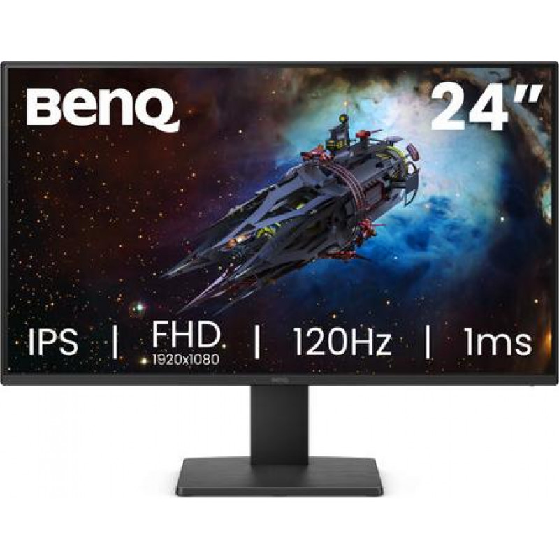 BenQ GW2491P 23,8 colio FHD IPS monitorius, 1920 x 1080, 120 Hz, 5 ms, HDMI, DisplayPort, juodas