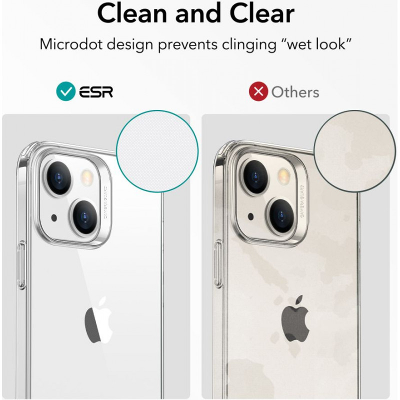 ESR Project Zero dėklas, skirtas Apple iPhone 14 Plus / 15 Plus, ESR519, permatomas