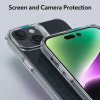 ESR Ice Shield dėklas, skirtas Apple iPhone 15 Plus / 14 Plus, ESR709, permatomas
