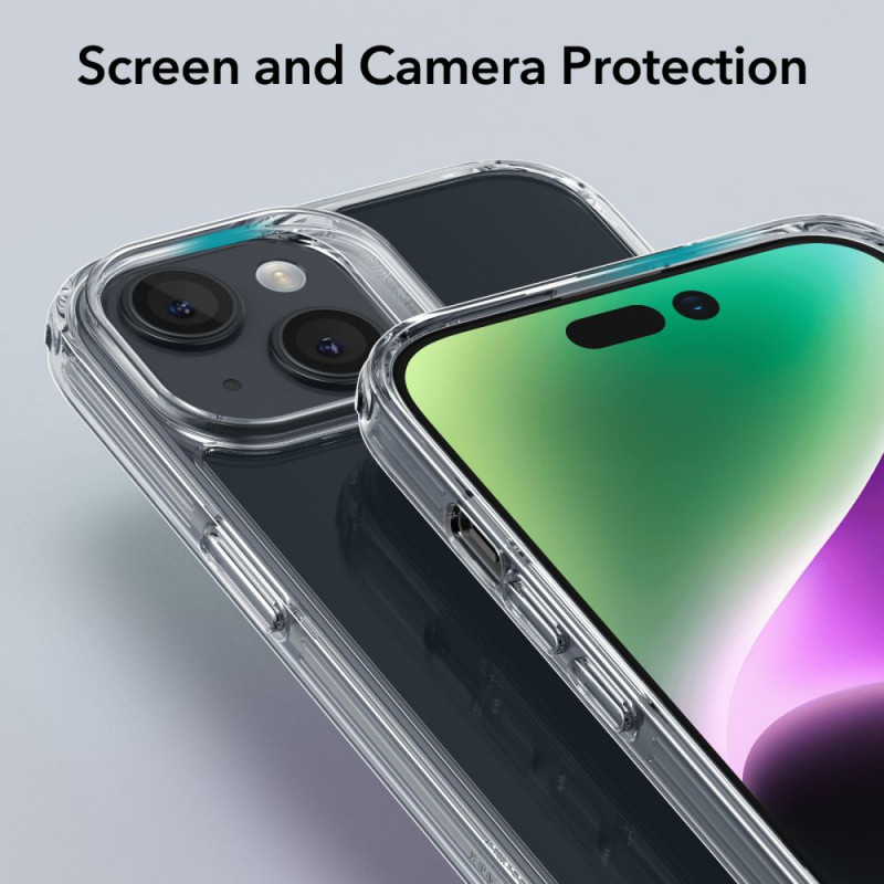 ESR Ice Shield dėklas, skirtas Apple iPhone 15 Plus / 14 Plus, ESR709, permatomas