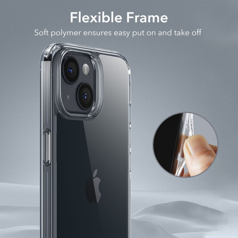 ESR Ice Shield dėklas, skirtas Apple iPhone 15 Plus / 14 Plus, ESR709, permatomas