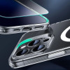 ESR Classic Pro Set HaloLock MagSafe dėklas su grūdintu stiklu, skirtas Apple iPhone 16 Pro Max, permatomas
