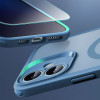 ESR Classic Pro Set HaloLock MagSafe dėklas su grūdintu stiklu, skirtas Apple iPhone 16, Frosted Blue