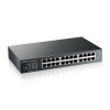 Zyxel GS1915-26v2 26 prievadų GbE išmanusis komutatorius, 24x GbE RJ45 ir 2x SFP, montuojamas į stelažą, be ventiliatoriaus (GS1915-26V2-EU0101F)