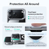 ESR Classic Hybrid Kickstand MagSafe dėklas, skirtas Apple iPhone 17 Pro Max, permatomas