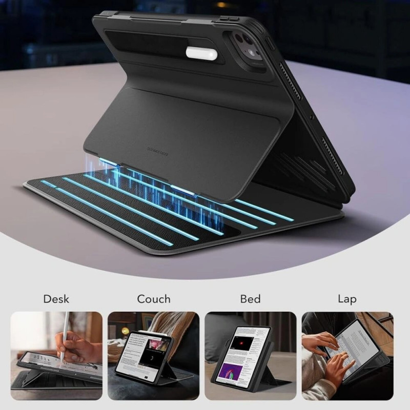 ESR Flip Hybrid dėklas, skirtas Apple iPad Pro 13" 2024/2025, ESR952, juodas