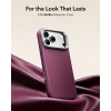 ESR odinis dėklas su atrama MagSafe, skirtas Apple iPhone 17 Pro / 18 Pro, Deep Burgundy
