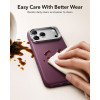 ESR odinis dėklas su atrama MagSafe, skirtas Apple iPhone 17 Pro / 18 Pro, Deep Burgundy