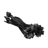 Akyga ATX maitinimo blokas 500 W AK-C2-500, pusiau modulinis, P4+4, 2x PCI-E 6+2 Pin, 4x SATA, 2x Molex, 12 cm ventiliatorius, 80 PLUS