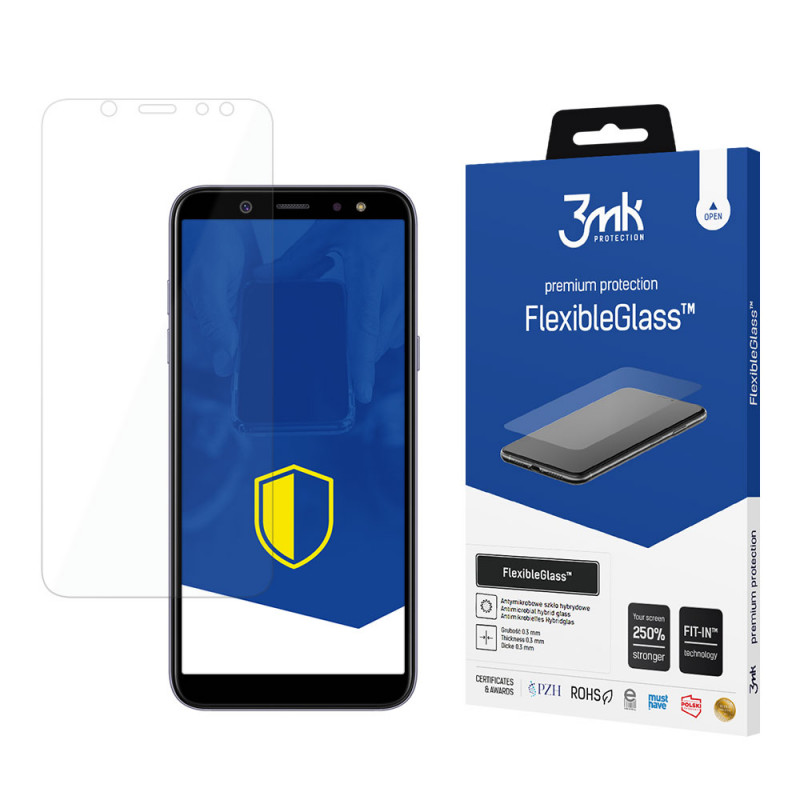3MK FlexibleGlass hibridinė ekrano apsauga, skirta Samsung Galaxy A6 2018