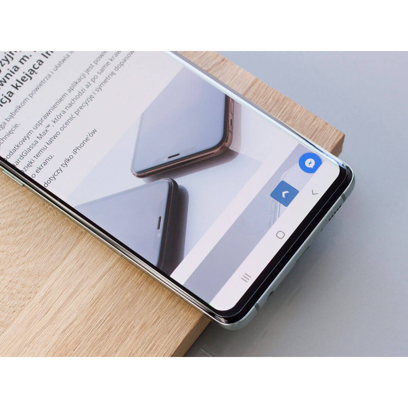 3MK HardGlass Max Sensor-Dot grūdintas stiklas, skirta Samsung Galaxy S10, juodas