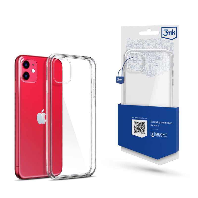 3MK Clear Case, skirta Apple iPhone 11, permatomas
