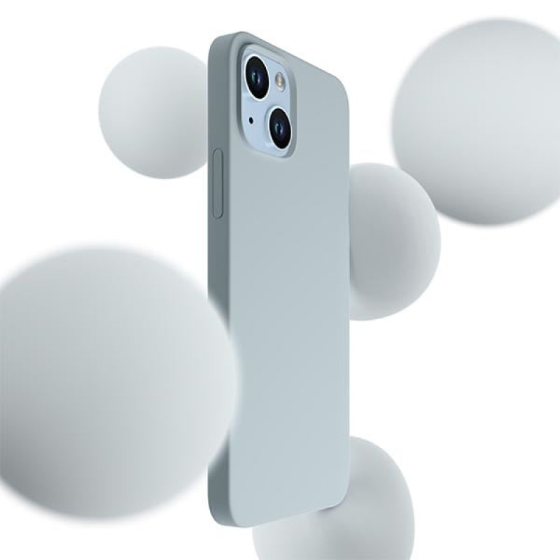 3MK Hardy Case MagSafe Apple iPhone 14 Plus / 15 Plus silikoninis dėklas, mėlynas