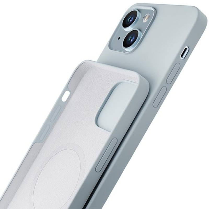 3MK Hardy Case MagSafe Apple iPhone 14 Plus / 15 Plus silikoninis dėklas, mėlynas
