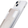 3MK Hardy Case MagSafe Apple iPhone 14 Plus / 15 Plus silikoninis dėklas, baltas