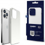 3MK Hardy Case MagSafe Apple iPhone 14 Pro Max silikoninis dėklas, baltas