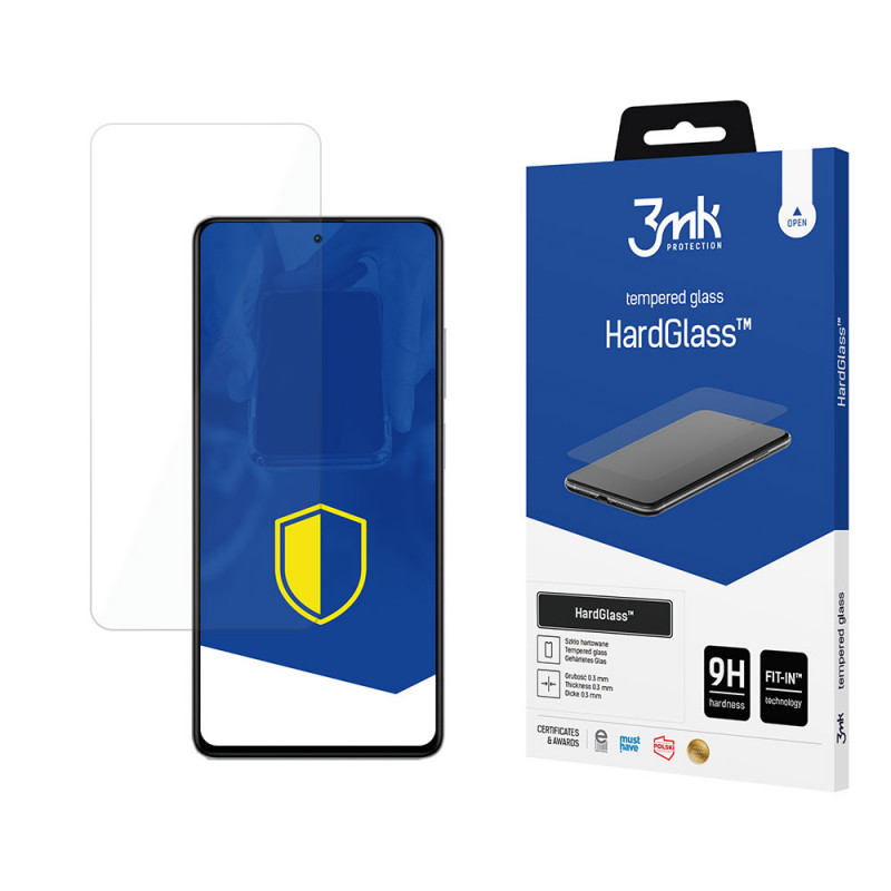 3MK HardGlass grūdintas stiklas, skirta Xiaomi Redmi Note 12 5G / POCO X5 5G ekrano apsauga, 3MK4657