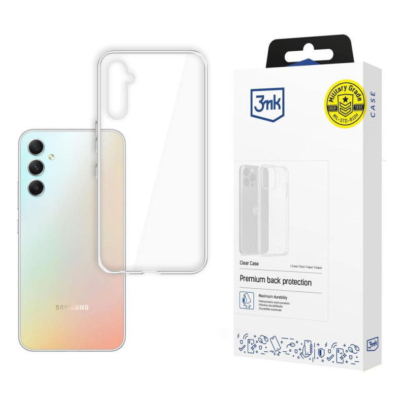 3MK Clear Case Samsung Galaxy A34 5G permatomas dėklas, 3MK4600