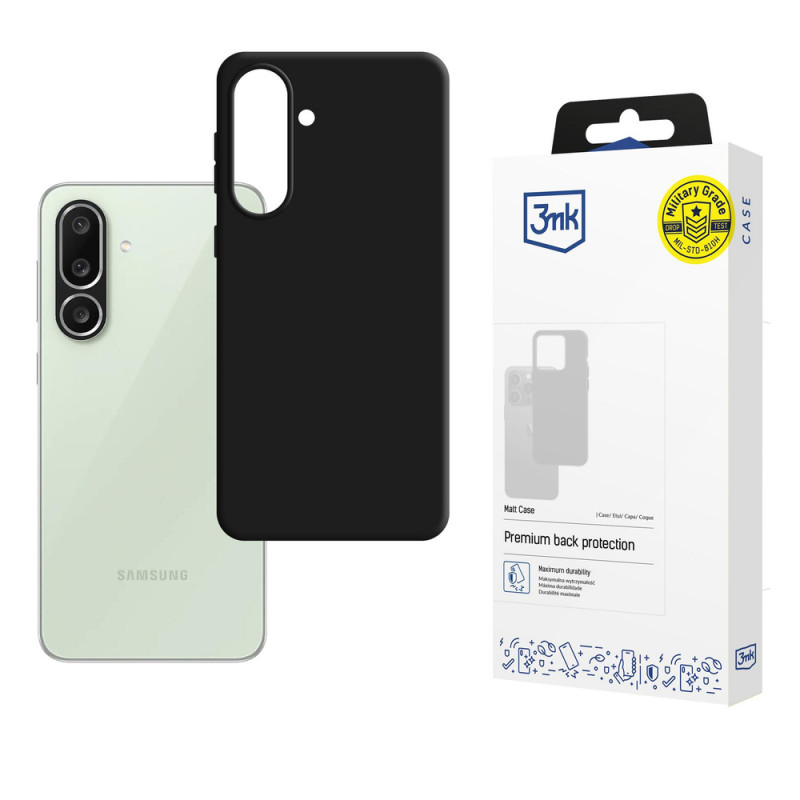 3MK Matt Case, skirta Samsung Galaxy M56, juodas