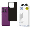 3MK Matt Case, skirta Motorola Edge 60 Pro, matinė juoda