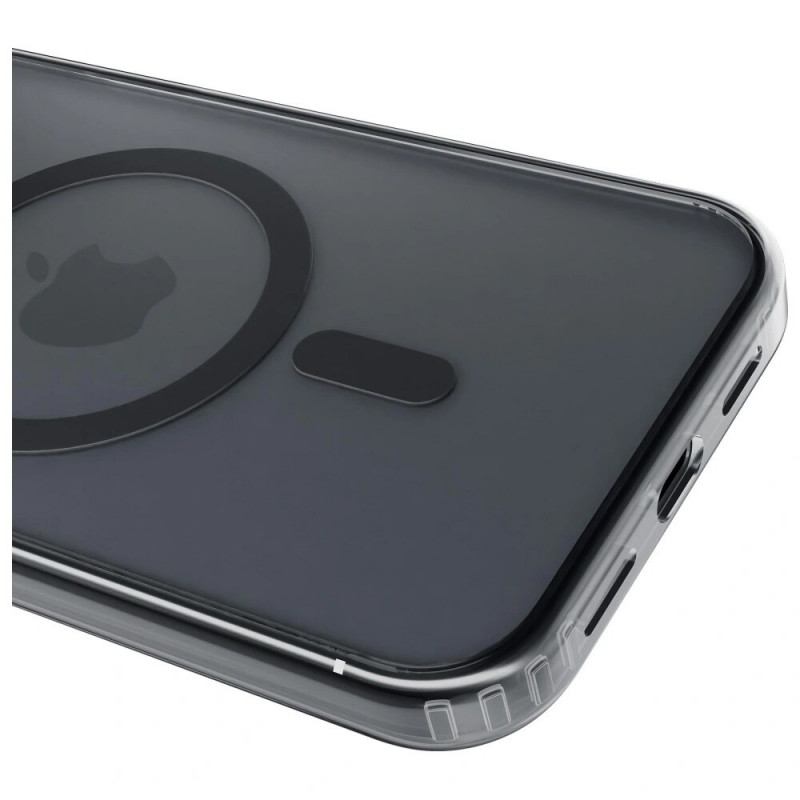 3MK Frosty MagCase, skirta Apple iPhone 17, juodas