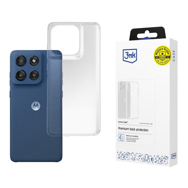 3MK Armor Case, skirta Motorola Moto Edge 60 / 60 Fusion, permatomas