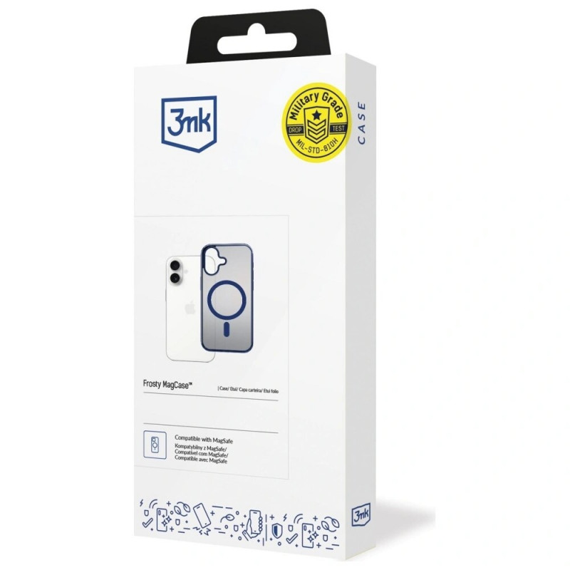 3MK Frosty MagCase, skirta Apple iPhone 17, mėlyna