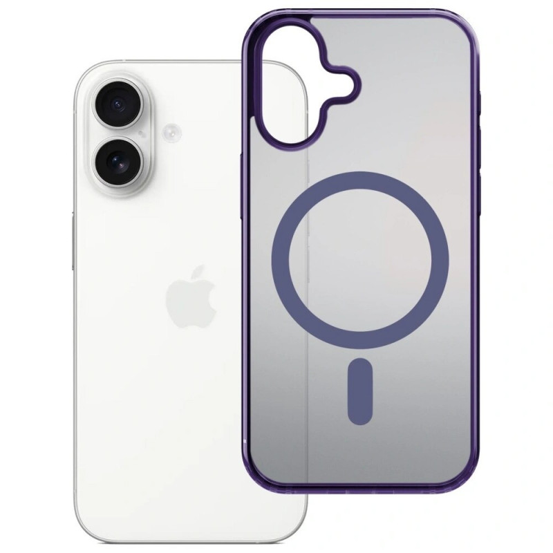 3MK Frosty MagCase, skirta Apple iPhone 17, purpurinė