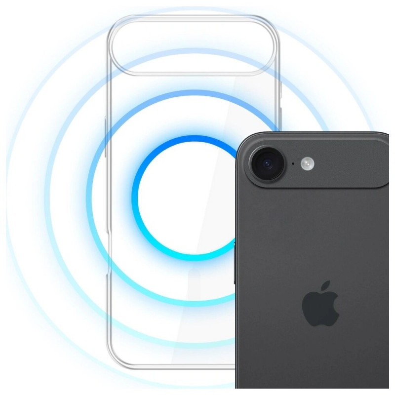 3MK Clear MagCase, skirta Apple iPhone Air, permatomas