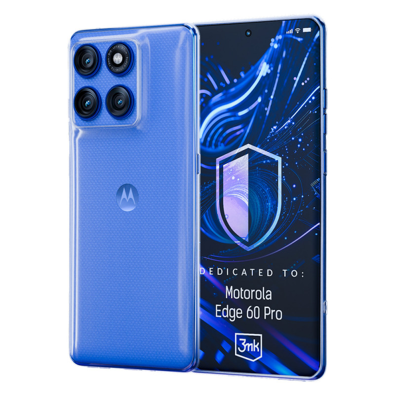 3MK Clear Case, skirta Motorola Edge 60 Pro, permatomas