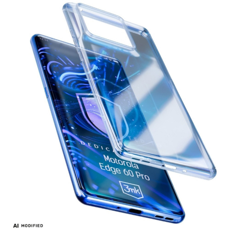 3MK Clear Case, skirta Motorola Edge 60 Pro, permatomas