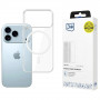 3MK Clear MagCase dėklas, skirtas Apple iPhone 17 Pro, permatomas