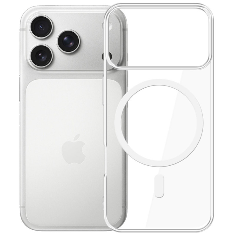 3MK Clear MagCase dėklas, skirtas Apple iPhone 17 Pro, permatomas