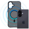 3MK Smoke Matt MagCase dėklas, skirtas Apple iPhone 17, juodas