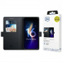 3MK Wallet Case, skirta Apple iPhone 17, juodas